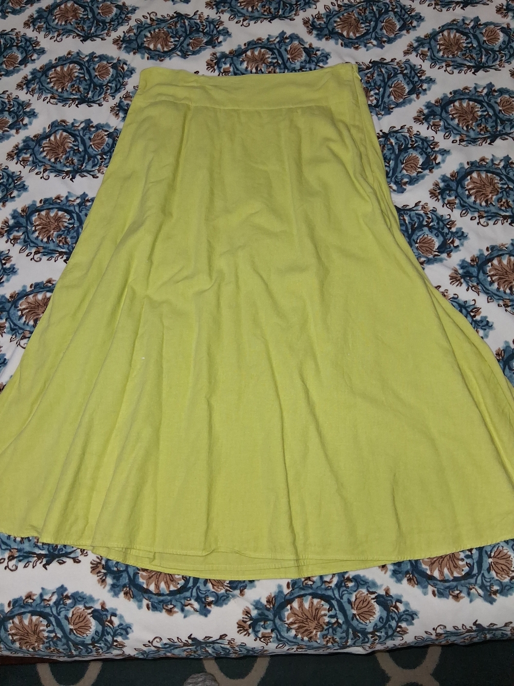 LOFT Lime Green Skirt